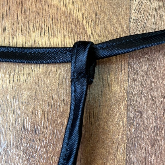 New Wild Fable black satin spaghetti strap top - Picture 6 of 15